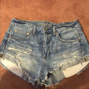 American Eagle Hi-Rise Festival Shorts